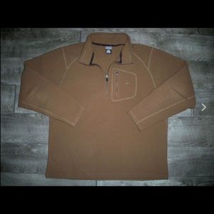 Vtg Nike ACG All Condition Gear 1/4 Zip Latte Pullover Sweatshirt Jumper Large